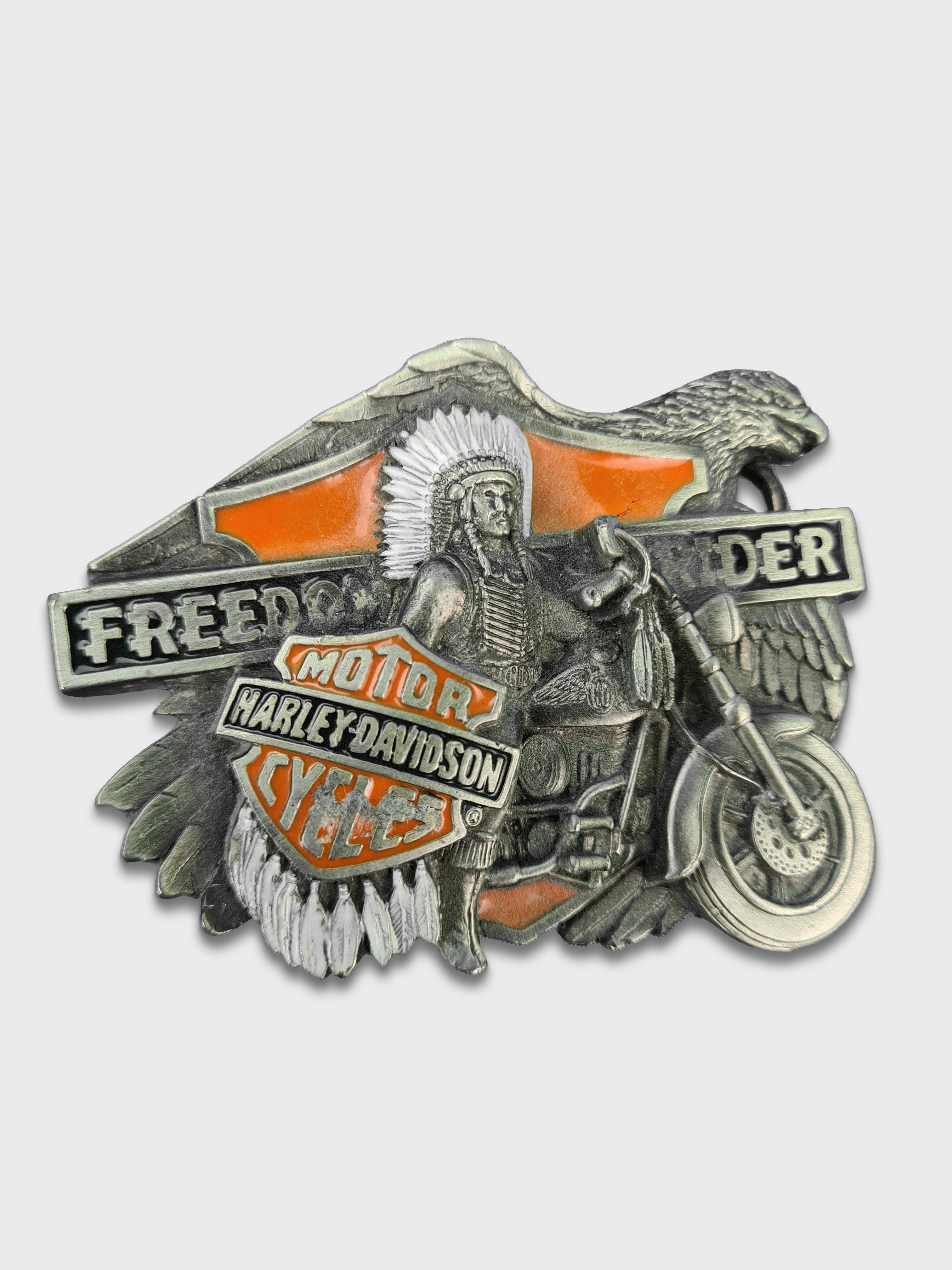 Vintage Harley Davidson Gürtelschnalle 1993 H418 - RareRags
