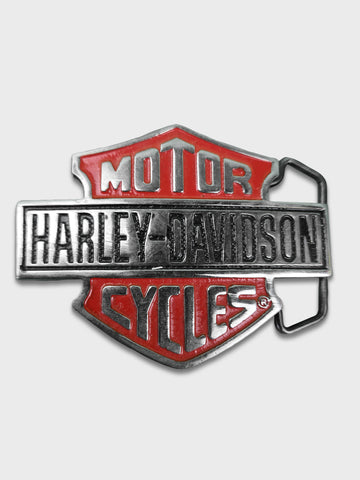 Vintage Harley Davidson Gürtelschnalle 1983 H302 Baron Solid Brass
