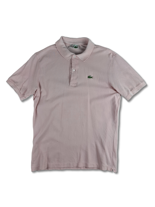 Vintage Lacoste Poloshirt Made In Spain Basic Weiß (8) XXXL