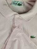 Vintage Lacoste Poloshirt Made In Spain Basic Weiß (8) XXXL