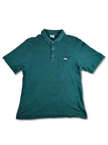 Modernes Lacoste Poloshirt Basic Grün (5) L