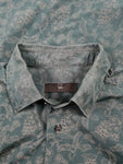 Modernes Zegna Hemd City Blumen Muster L-XL