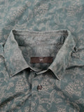 Modernes Zegna Hemd City Blumen Muster L-XL