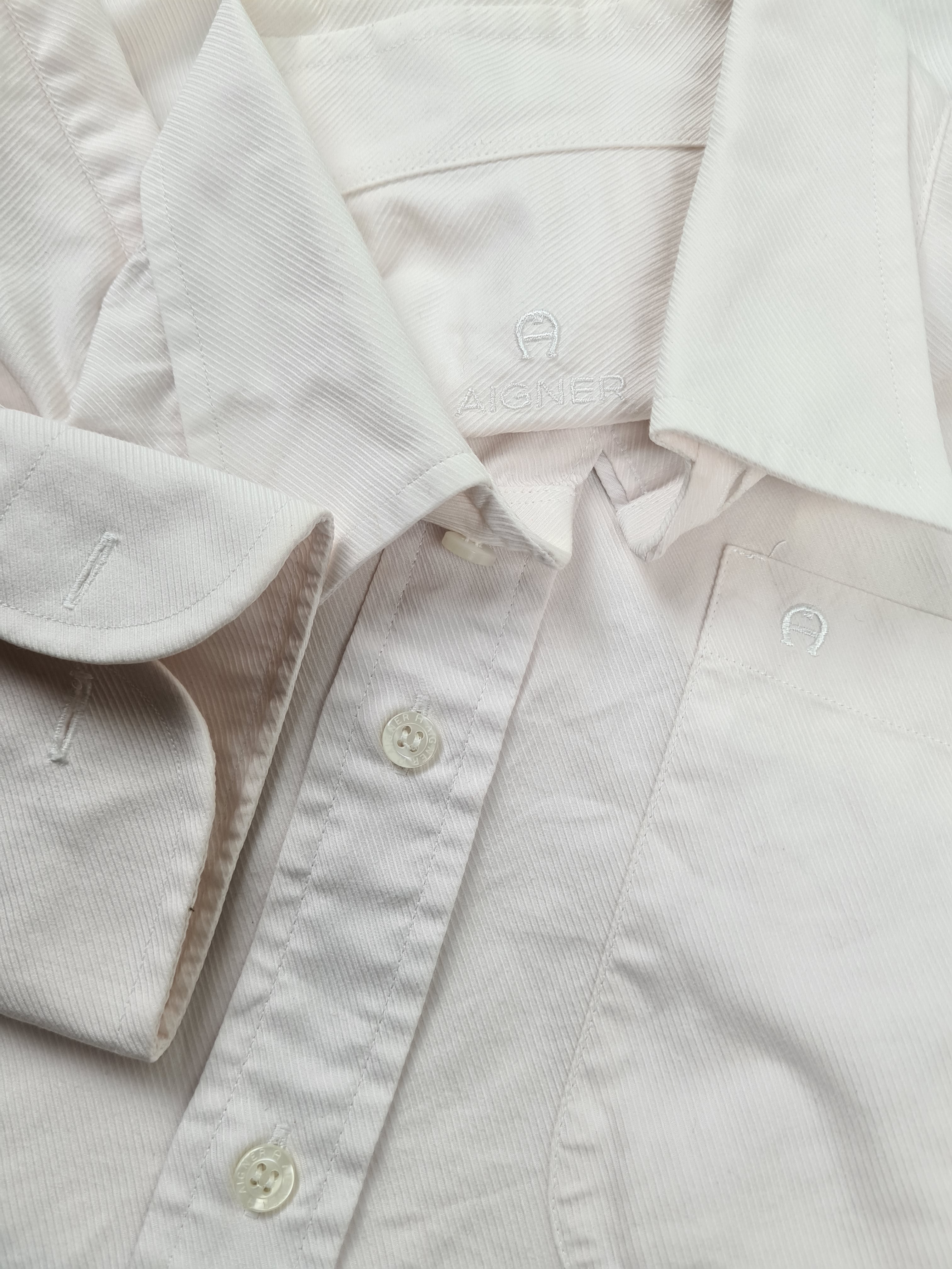 Vintage Aigner Hemd Basic Weiß M-L - RareRags