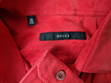 Vintage Gucci Hemd Rot (40) L