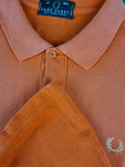 Vintage Fred Perry Poloshirt Ausgewaschen Orange (40, 102cm) M-L