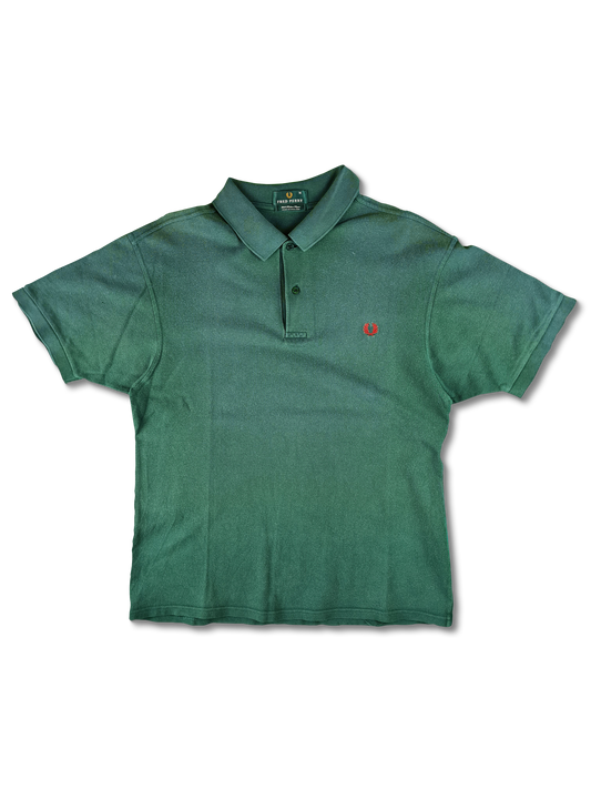 Vintage Fred Perry Poloshirt Made In England Grün M
