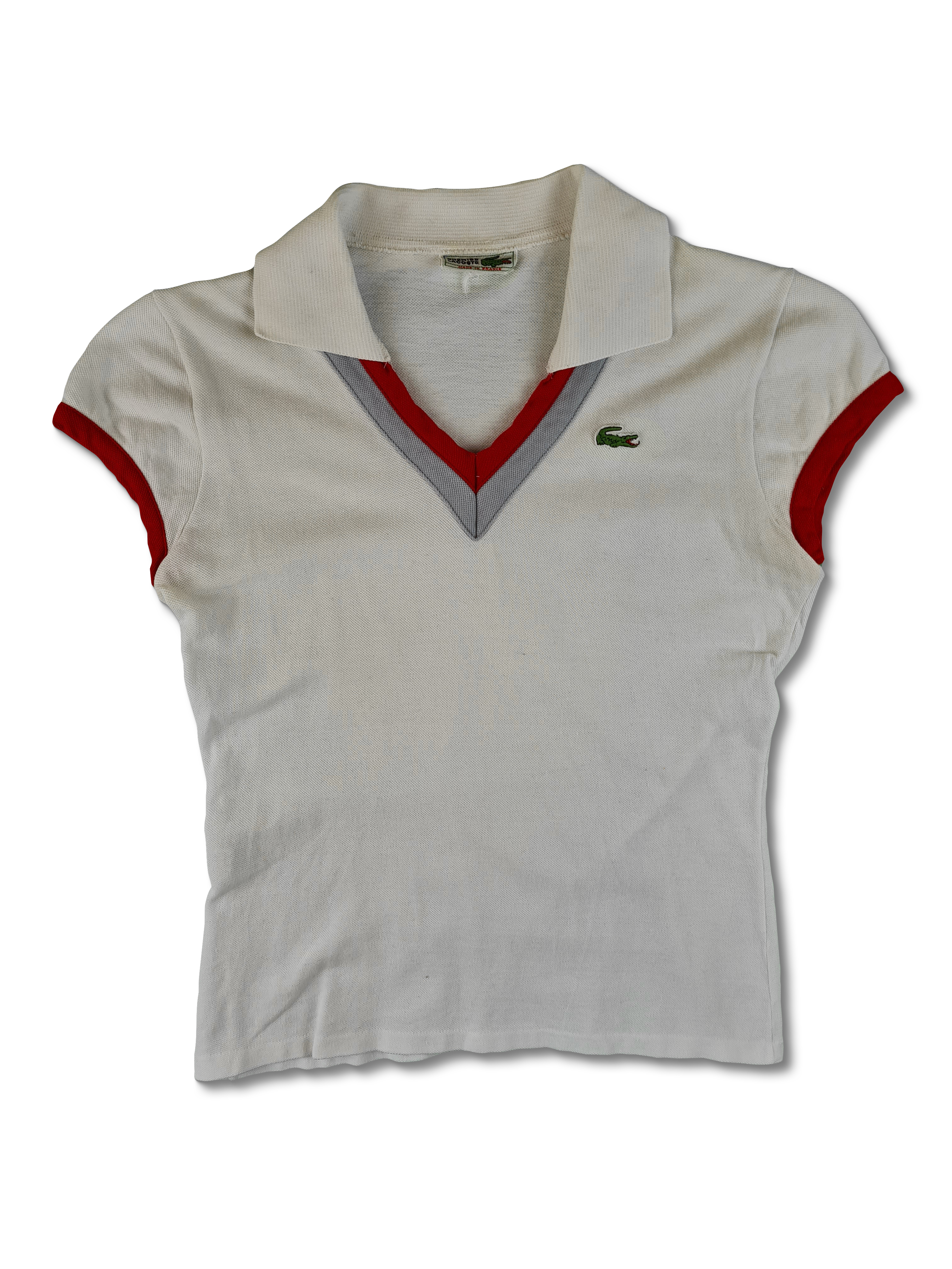 Vintage Lacoste Poloshirt 80s Made In France (44) M-L