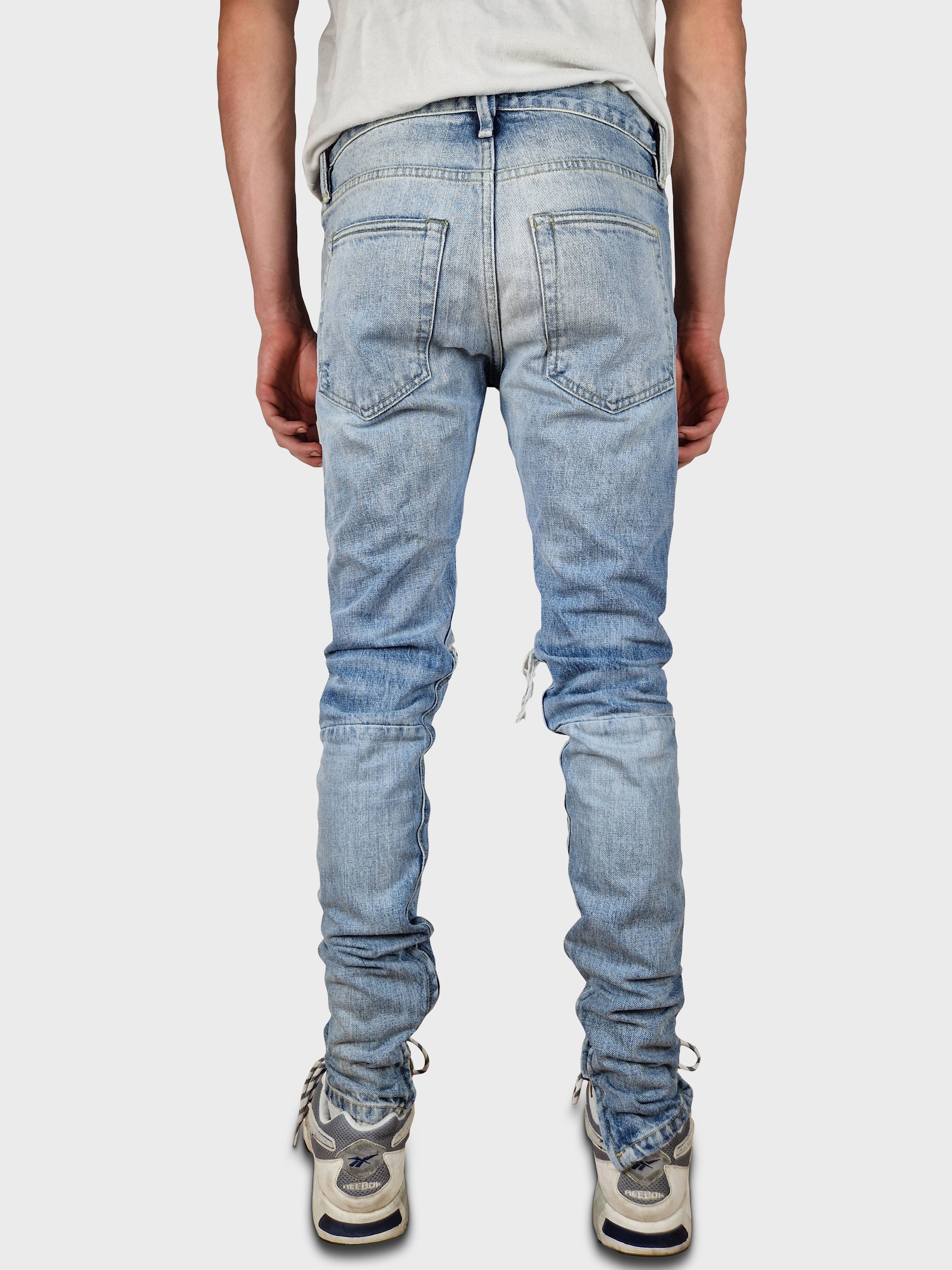 Moderne Fear Of God Jeans Sixth Collection Skinny Destroyed FOG Riri Zipper (30) M - RareRags