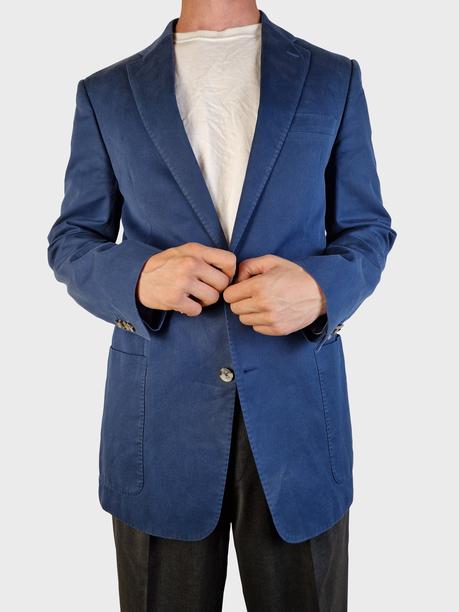 Modernes Sayn Sakko Aus Loro Piana Stoff Made In Italy L-XL - RareRags