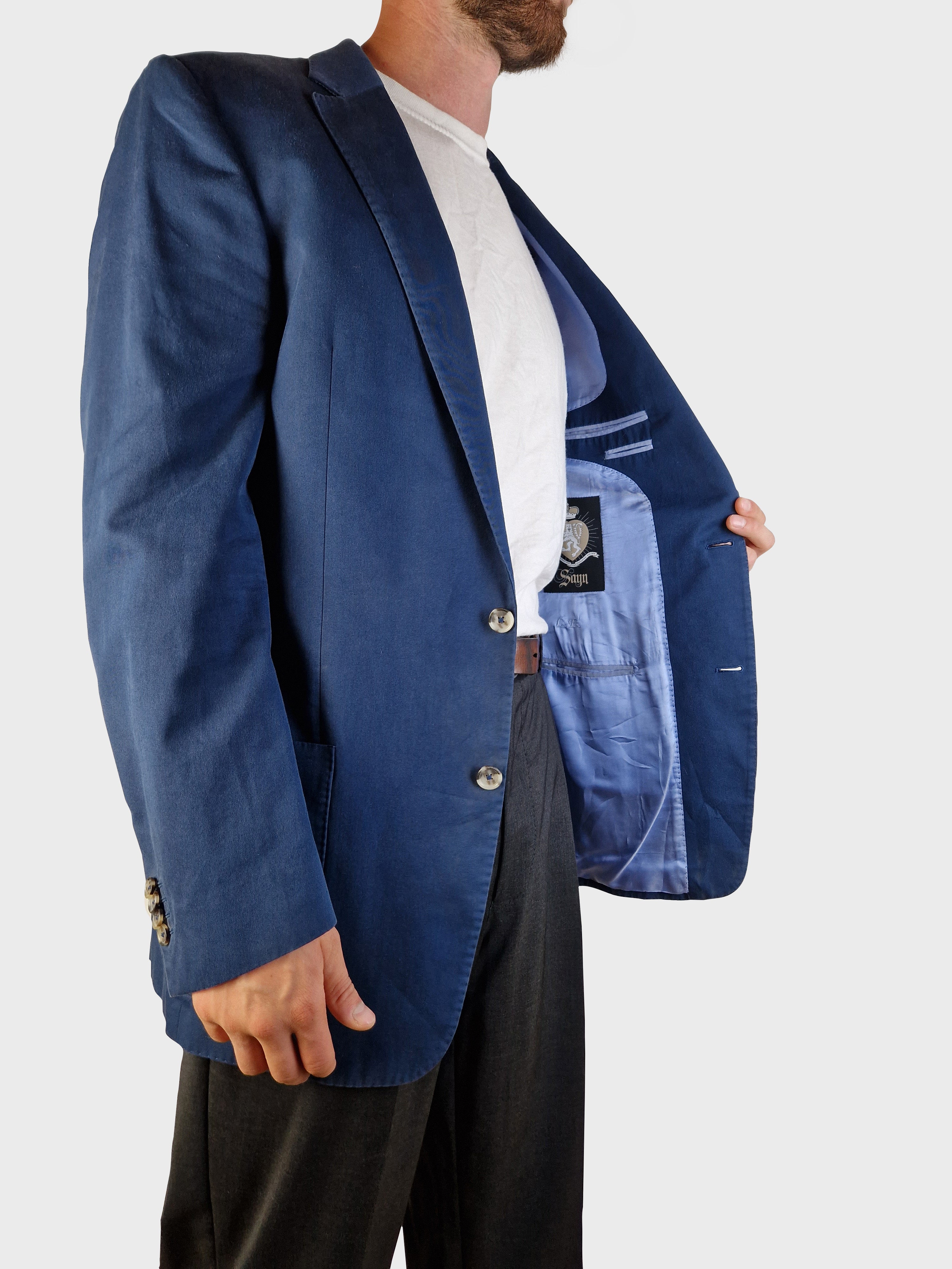 Modernes Sayn Sakko Aus Loro Piana Stoff Made In Italy L-XL - RareRags