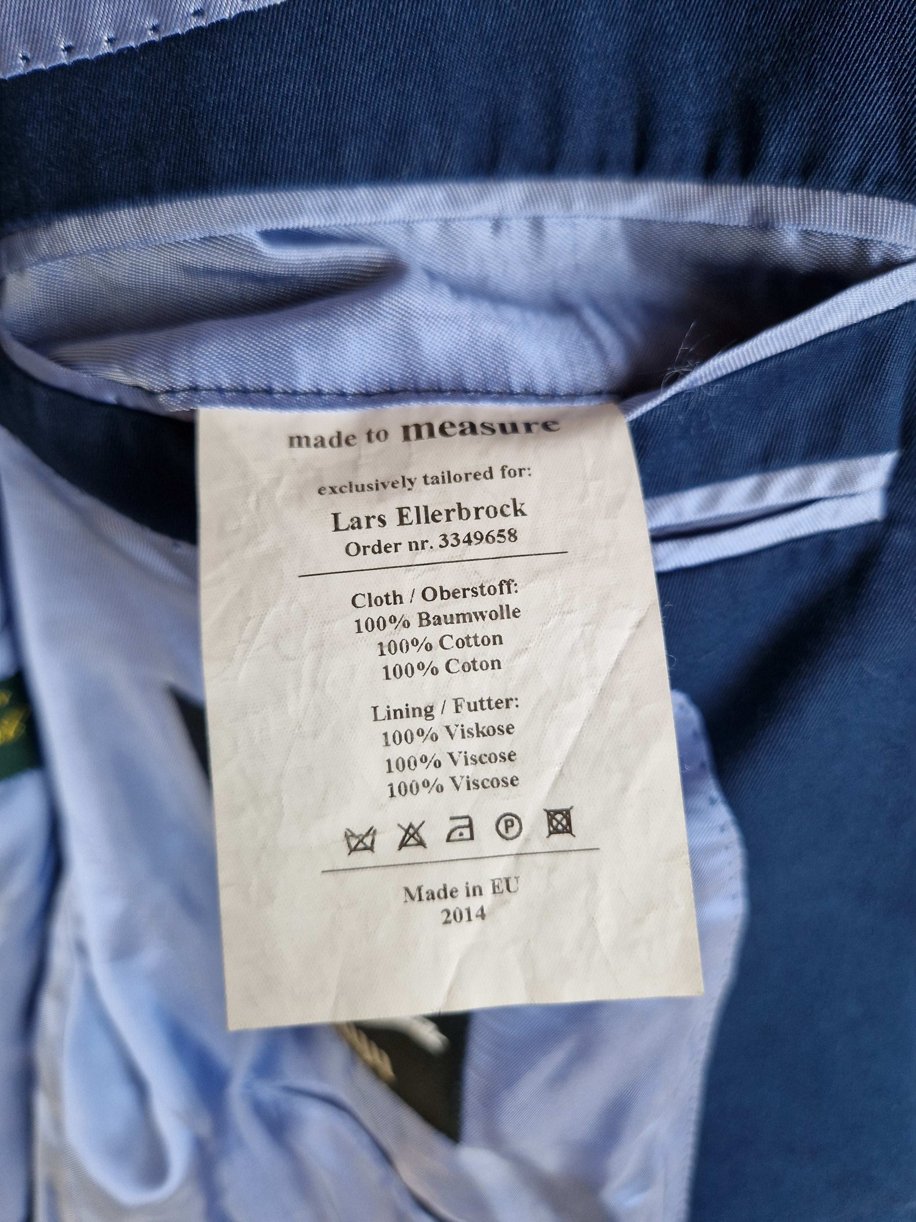 Modernes Sayn Sakko Aus Loro Piana Stoff Made In Italy L-XL - RareRags
