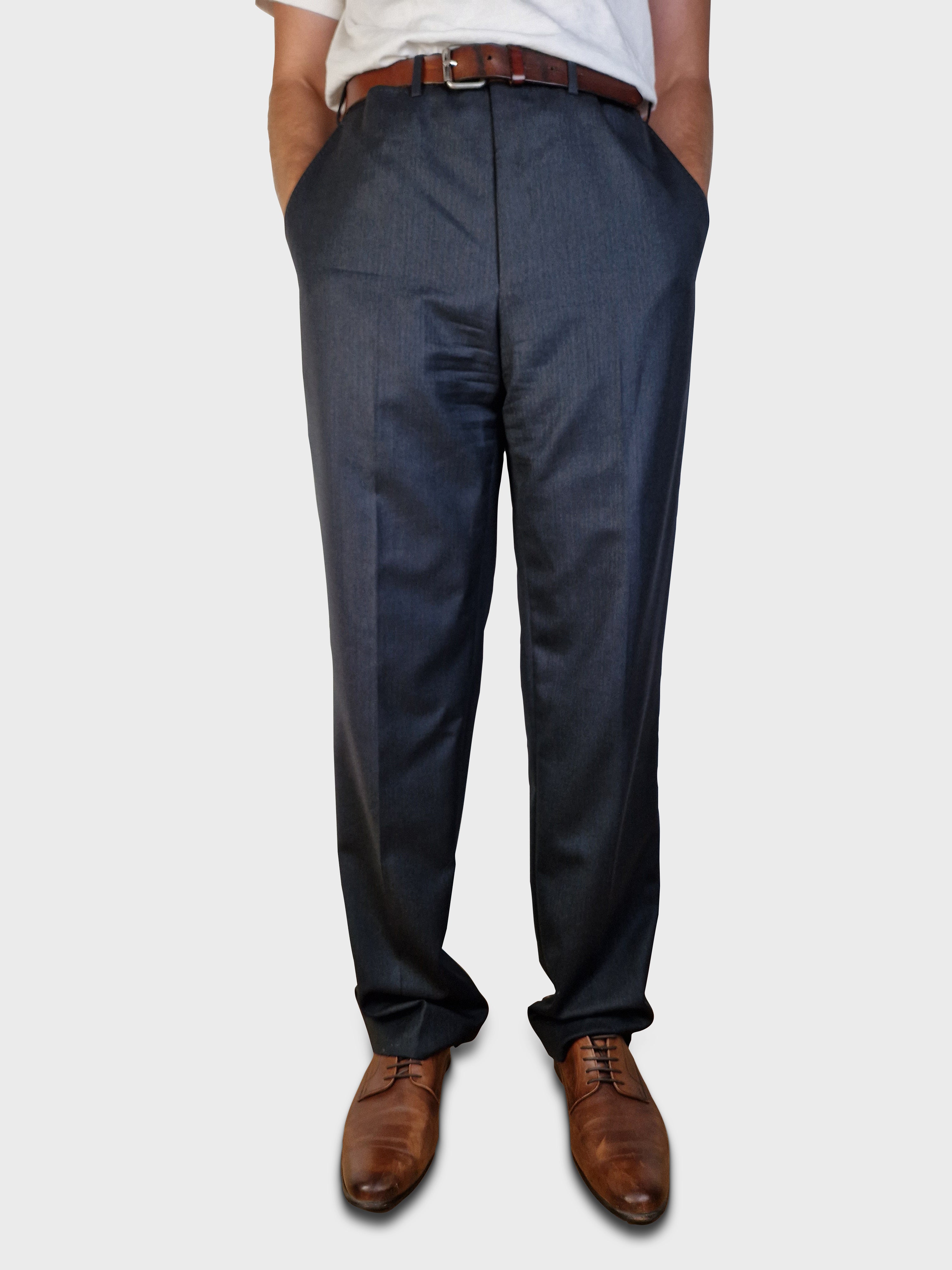Moderne Ermenegildo Zegna Anzughose 100% Wolle (52) L-XL - RareRags