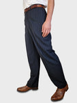 Vintage Kenzo Anzughose Nadelstreifen 100% Laine (52) L-XL
