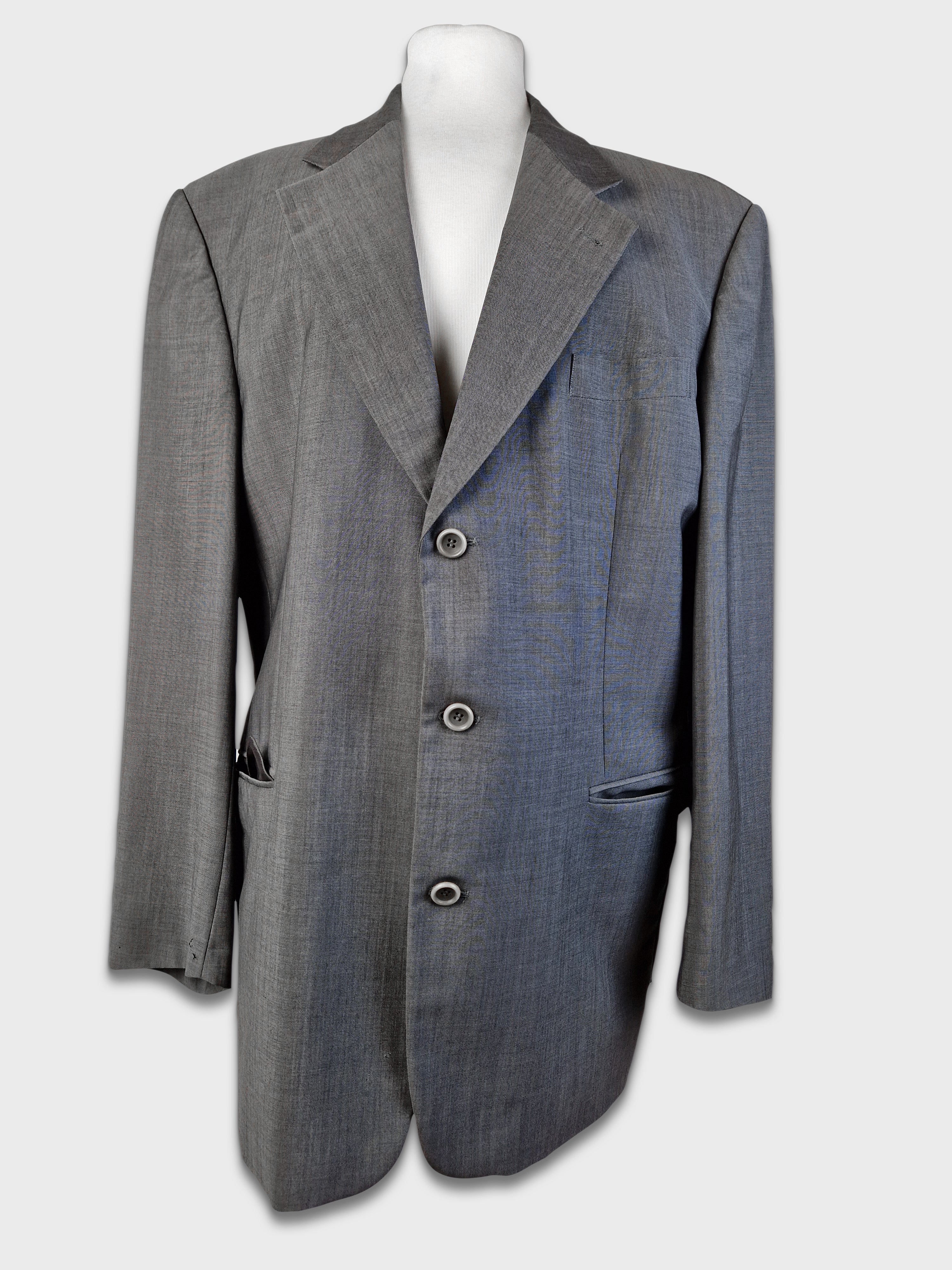 Vintage Braun Sakko Aus Loro Piana Stoff Mit Mohairanteil Made In Germany (52) L-XL - RareRags