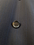 Vintage Dolce & Gabbana Sakko Gestreift Schwarz (52) L-XL