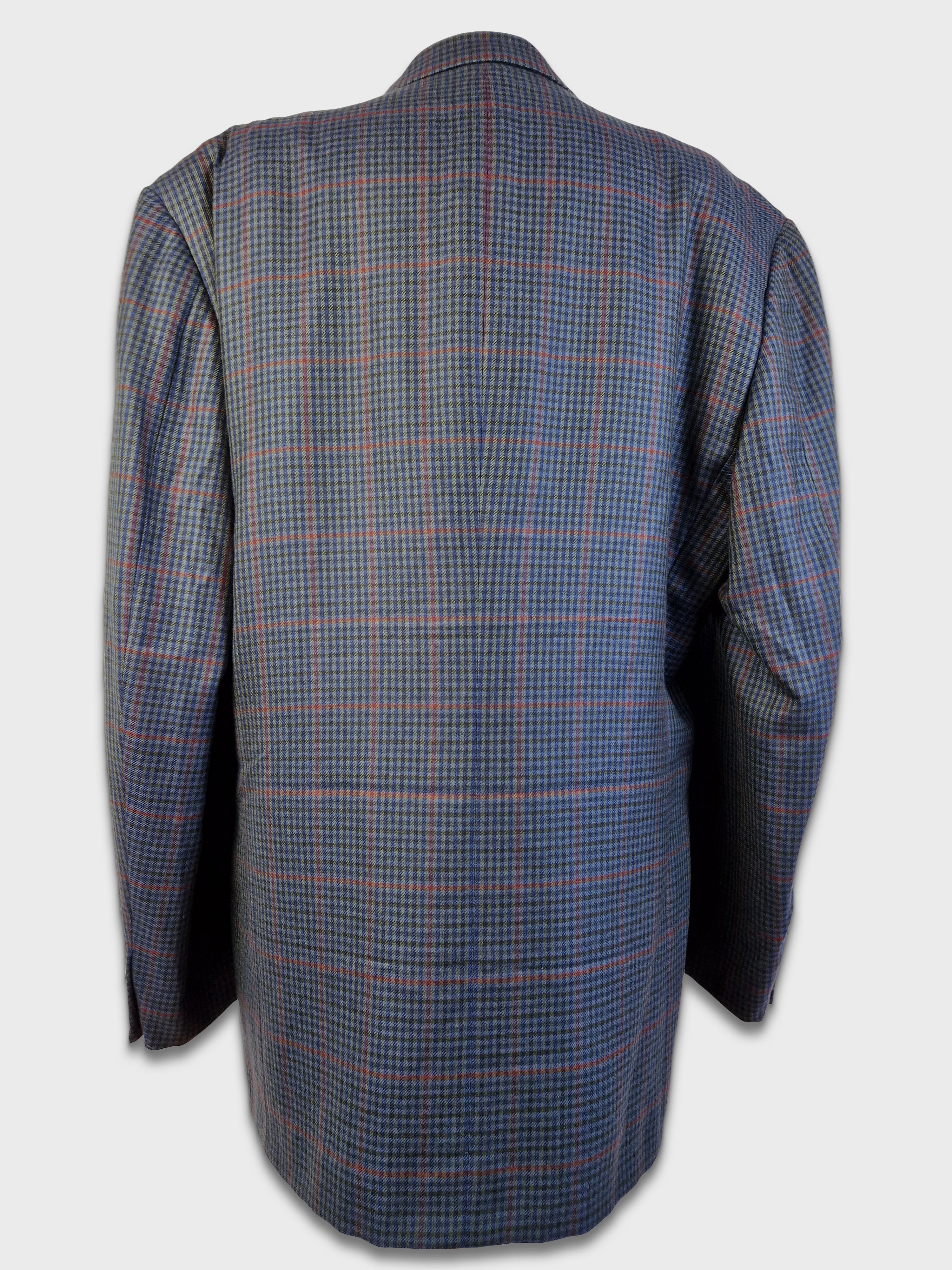 Vintage Marco Azzali Sakko Loro Piana 100% Worsted Spun Cashmere Super China (54) XL-XXL - RareRags