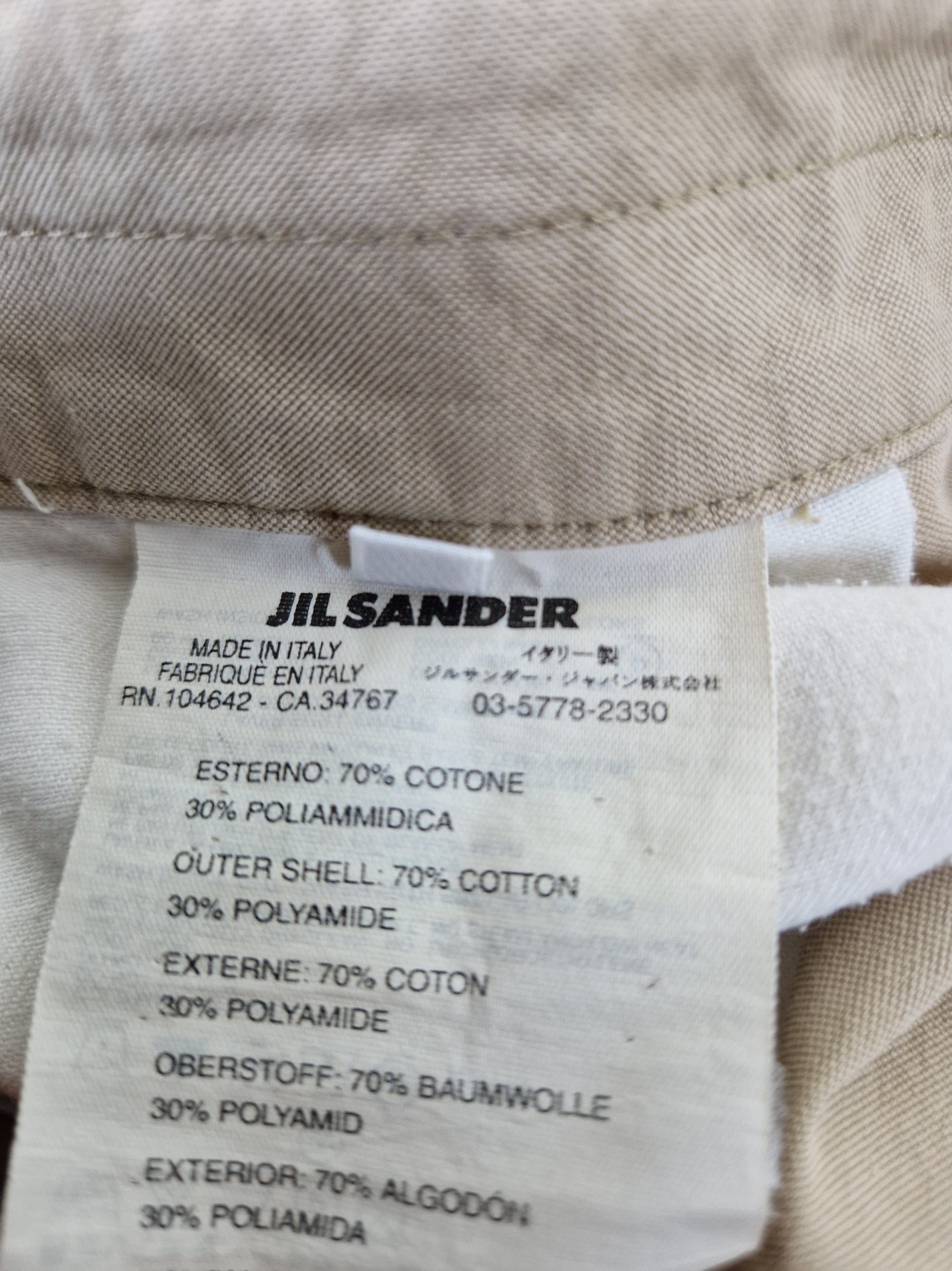 Vintage Jil Sander Cargo Breiter Schnitt RiRi Zipper (33) XL-XXXL - RareRags