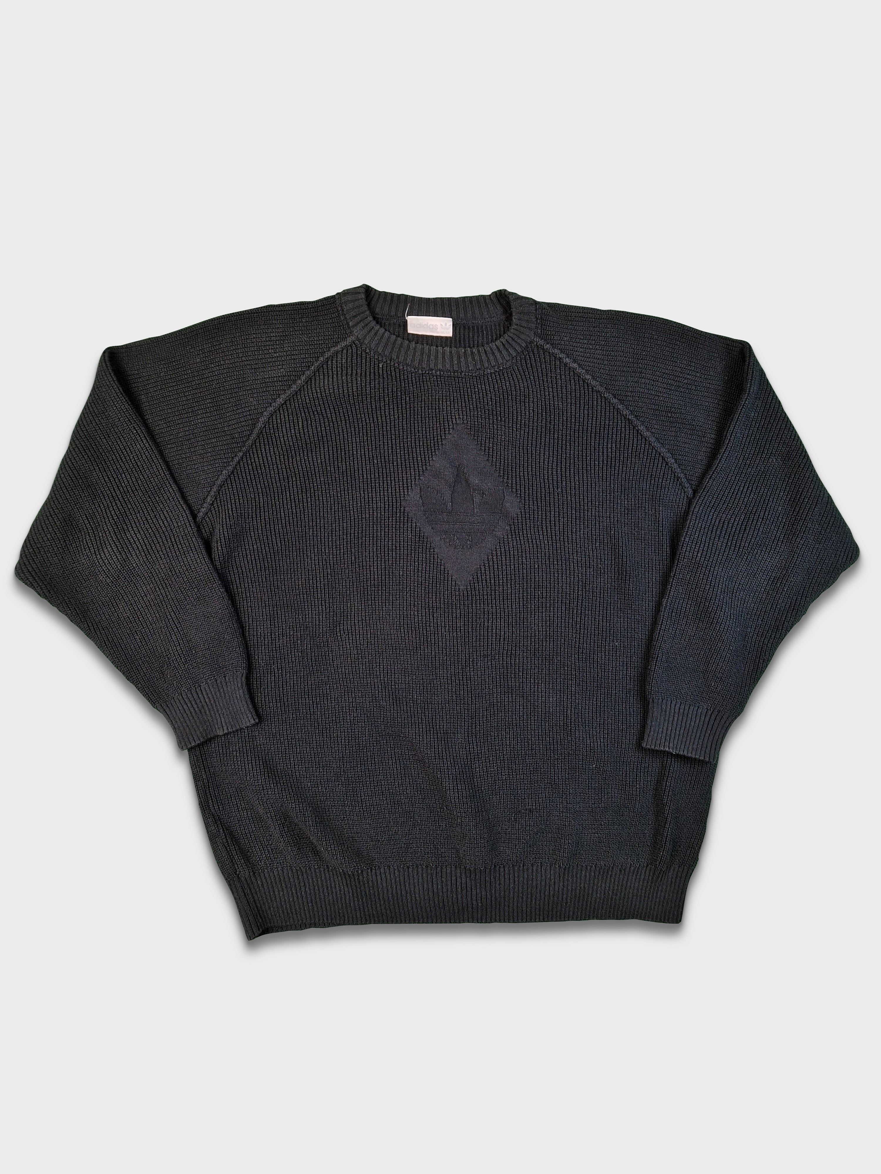 Vintage Adidas Strickpulli Big Logo Trefoil (58) XL - RareRags