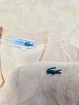 Rare! Vintage Lacoste Strickpulli Dünn Schurwolle Made In France Gelb(3) S