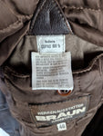 Vintage Braun Ledermantel Hamburg (48) XL-XXL