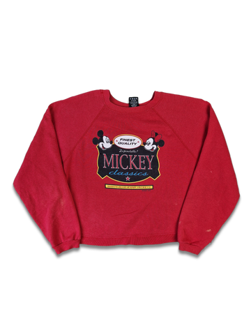 Rare! Vintage Mickey by Tultex Sweater Made In USA Jerry Leigh 80s M