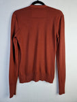 Moderner Loro Piana Cardigan 100% Virgin Wool Made In Italy (40) S-M
