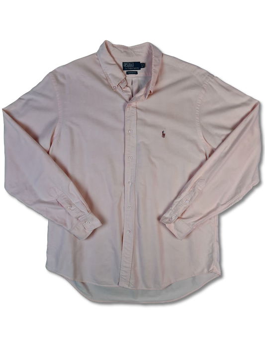 Modernes Ralph Lauren Hemd Custom Fit  Basic Hellrosa (17 1/2/ 14) L-XL