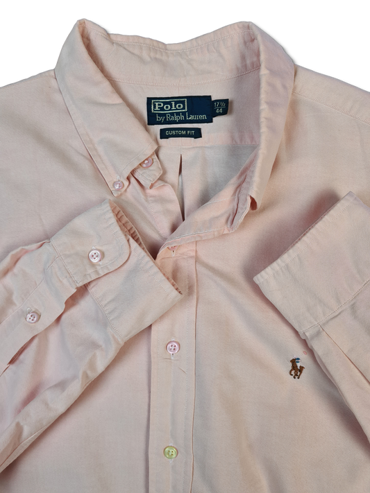 Modernes Ralph Lauren Hemd Custom Fit  Basic Hellrosa (17 1/2/ 14) L-XL