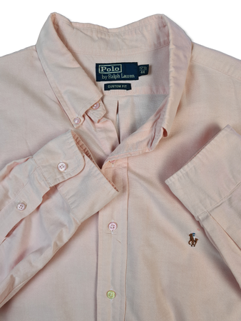 Modernes Ralph Lauren Hemd Custom Fit  Basic Hellrosa (17 1/2/ 14) L-XL