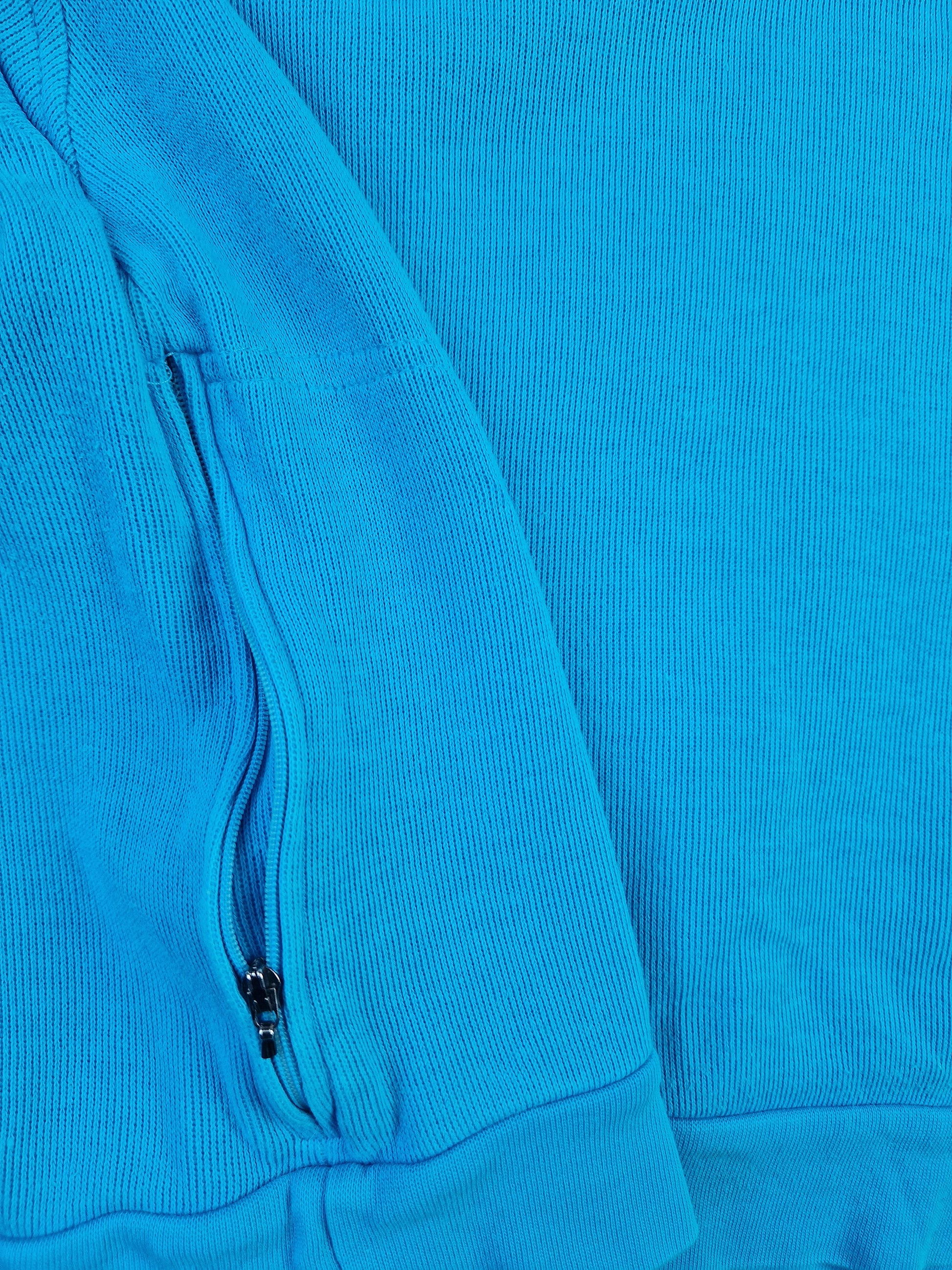 Vintage Head Sweater Halbe Knopfleiste Golf Blau M-L - RareRags