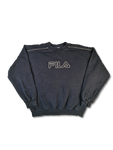 Vintage Fila Sweater Spellout Made In Korea L