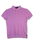 Vintage Ralph Lauren Polo-Shirt Custom Fit Made In USA Basic Rosa S