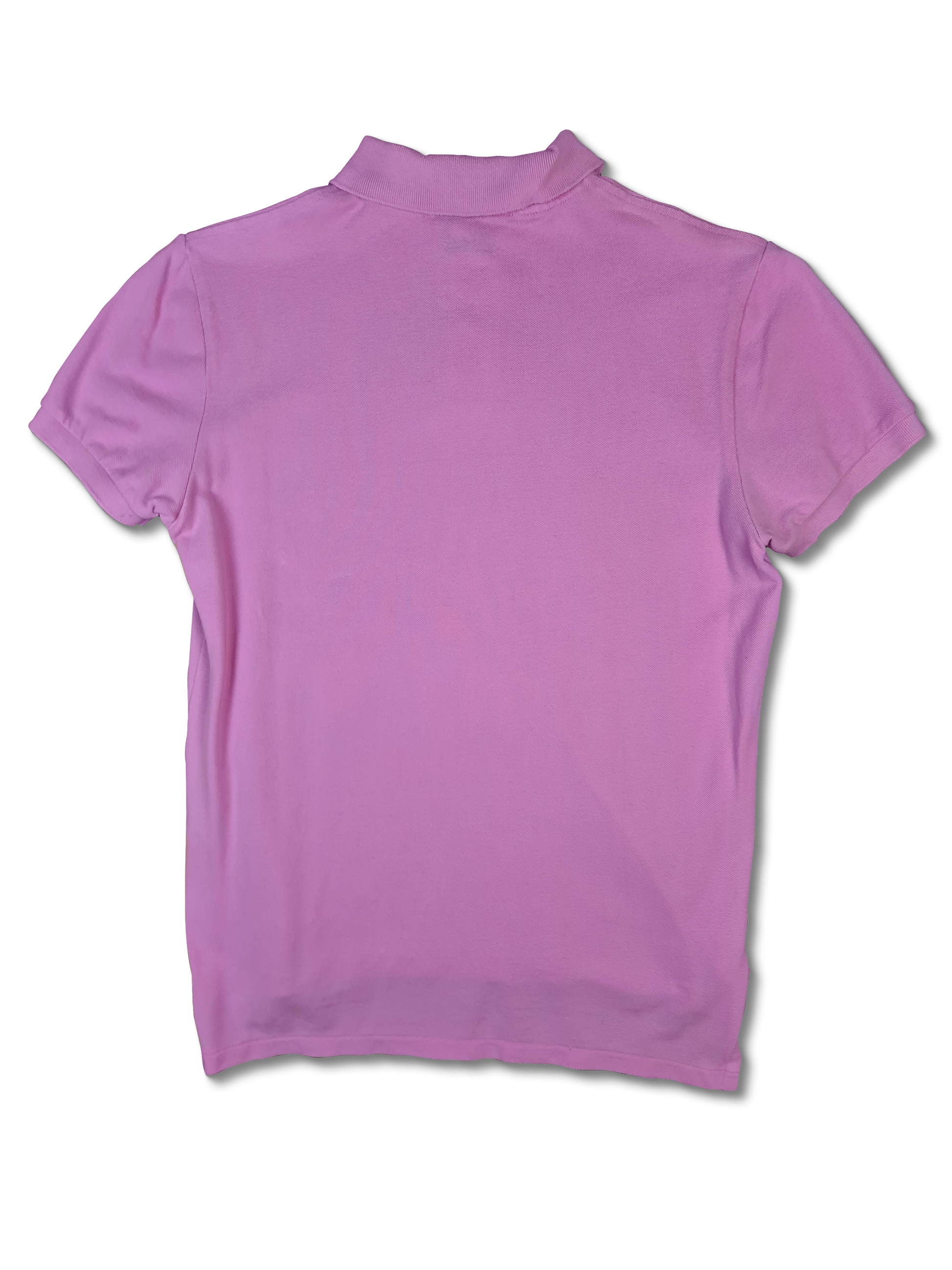 Vintage Ralph Lauren Polo-Shirt Custom Fit Made In USA Basic Rosa S - RareRags