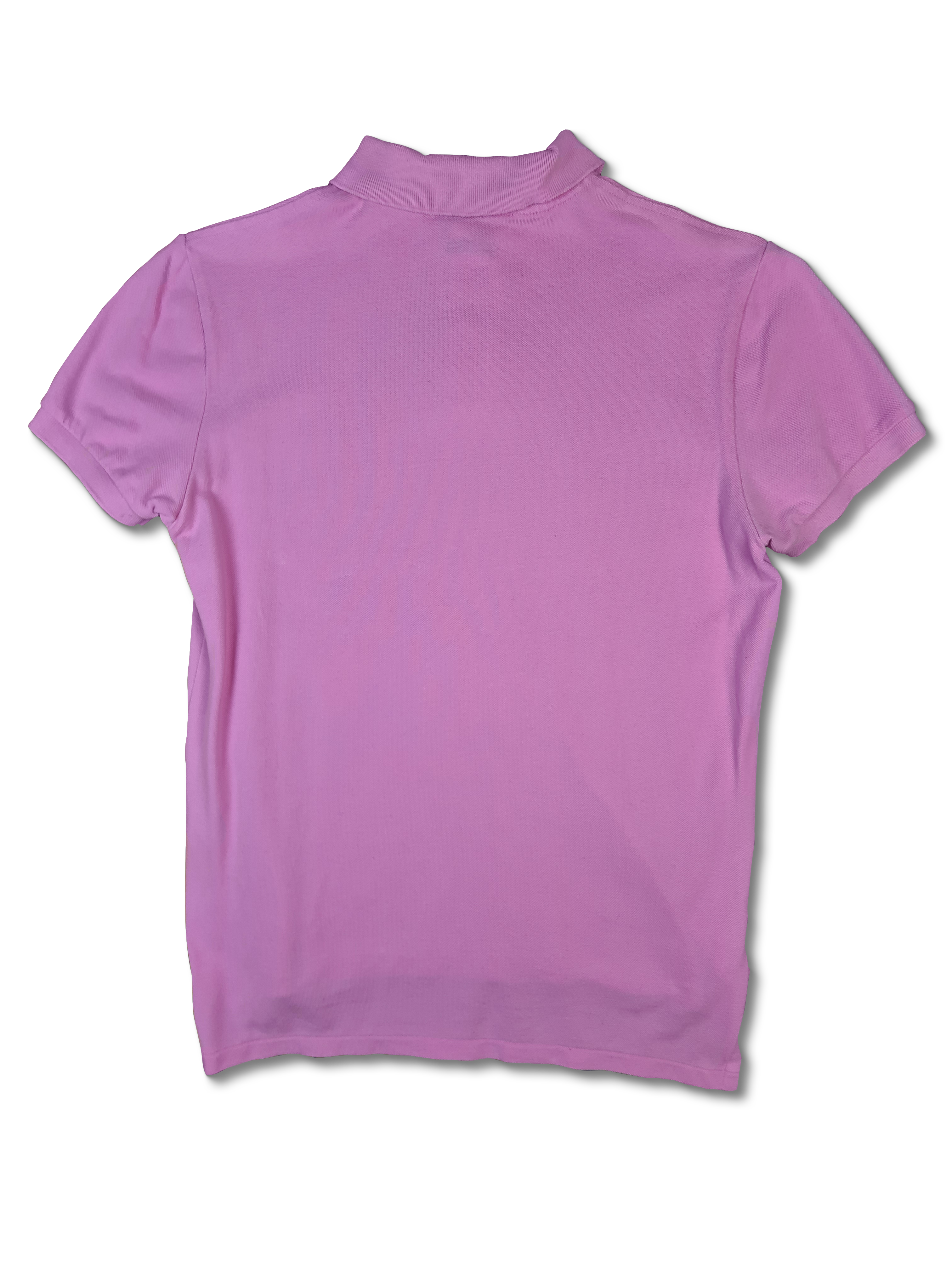 Vintage Ralph Lauren Polo-Shirt Custom Fit Made In USA Basic Rosa S - RareRags