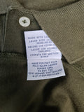 Modernes Ralph Lauren Polo-Shirt Langarm Custom Fit Basic Braun XL