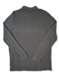 Modernes Ralph Lauren Polo-Shirt Langarm Custom Fit Basic Braun XL