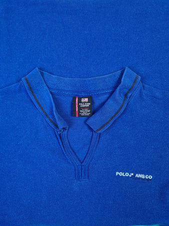 Vintage Ralph Lauren PoloShirt Polo Jeans Blau XXL