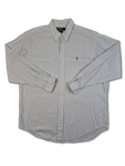 Modernes Ralph Lauren Businesshemd Yarmouth Basic Kariert Weiß (16 1/2) XL