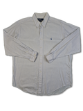 Modernes Ralph Lauren Businesshemd Yarmouth Basic Kariert Weiß (16 1/2) XL
