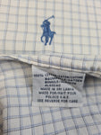 Modernes Ralph Lauren Businesshemd Yarmouth Basic Kariert Weiß (16 1/2) XL