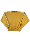 Vintage Adidas Sweater Oversized Gelb Weiß L