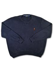 Moderner Ralph Lauren Strickpulli Basic Marine XXL - RareRags