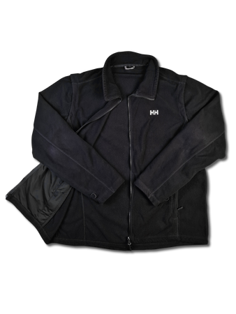 Moderne Helly Hansen Fleecejacke Basic Schwarz XXXL