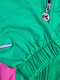 Vintage Diadora Sportjacke 80s Made In Italy Grün Rosa (I50) XL