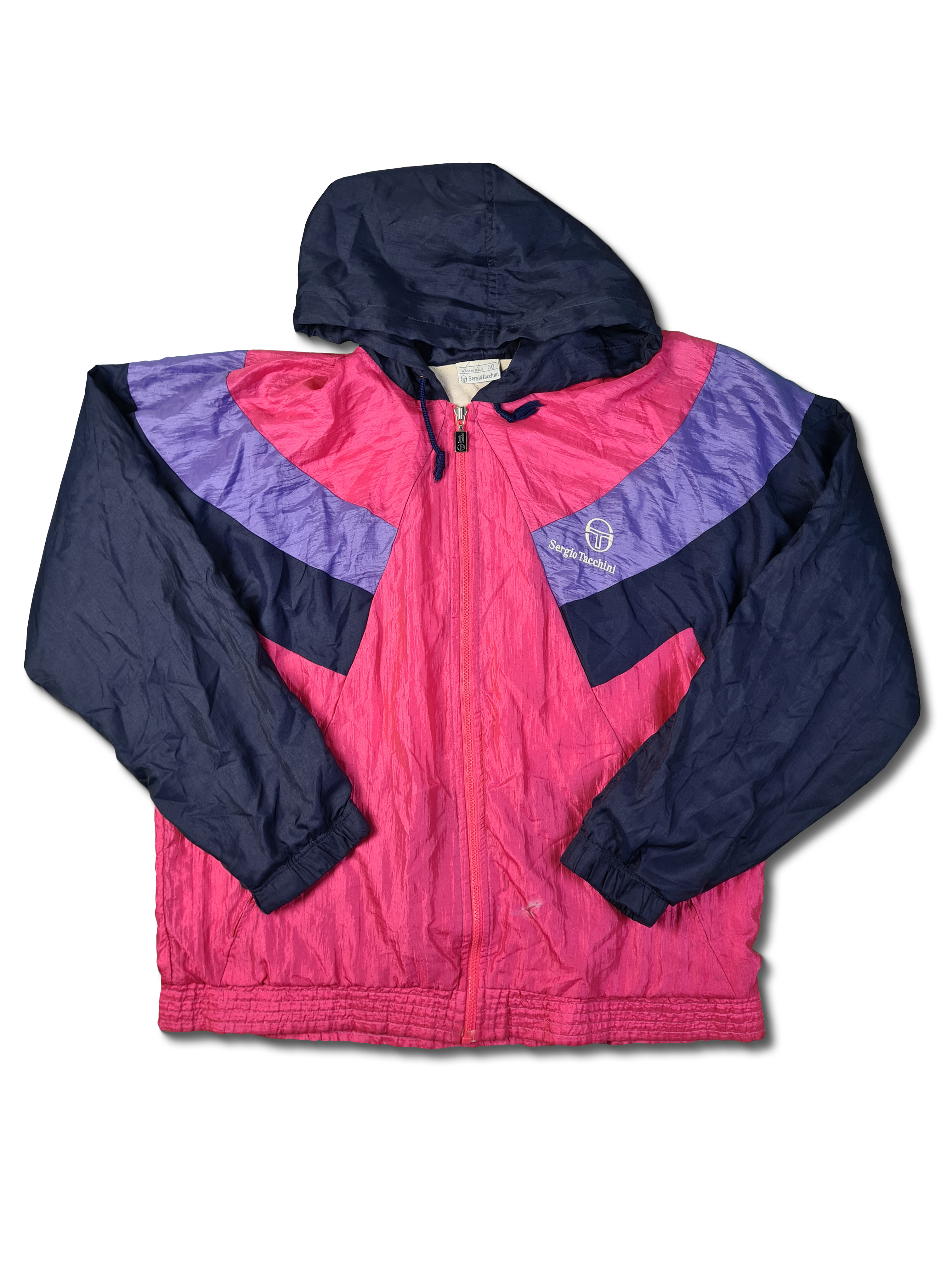 Vintage Sergio Tacchini Sportjacke Made In Italy Rosa (50) M-L