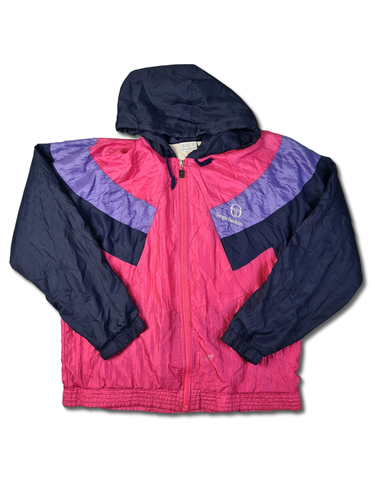Vintage Sergio Tacchini Sportjacke Made In Italy Rosa (50) M-L