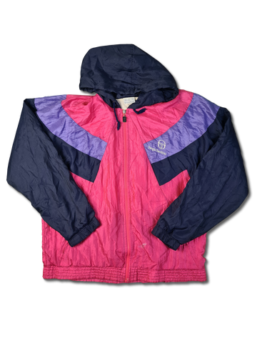 Vintage Sergio Tacchini Sportjacke Made In Italy Rosa (50) M-L