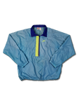 Vintage Nike Windbreaker Halfzip Hellblau L