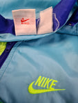 Vintage Nike Windbreaker Halfzip Hellblau L